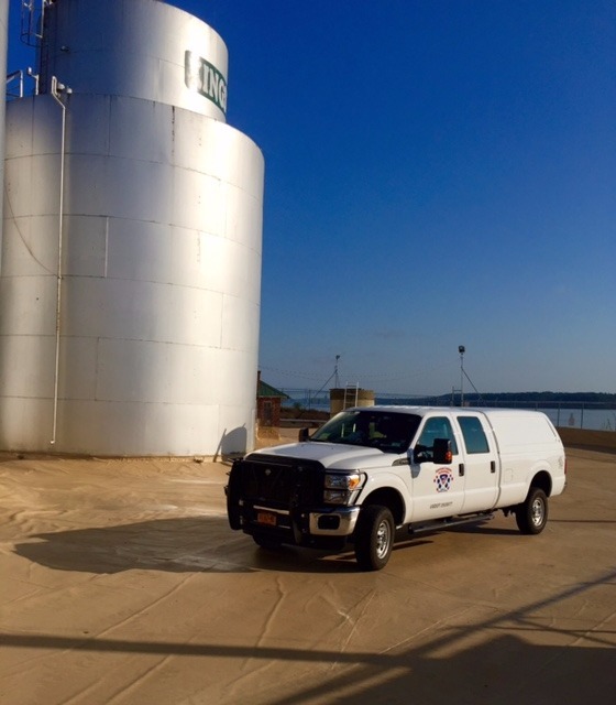 a liner system designed to be used both as a roadway, and secondary containment for petroleum products manufactured by American Coating Technologies 